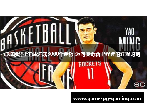 姚明职业生涯达成3000个篮板 迈向传奇新里程碑的辉煌时刻