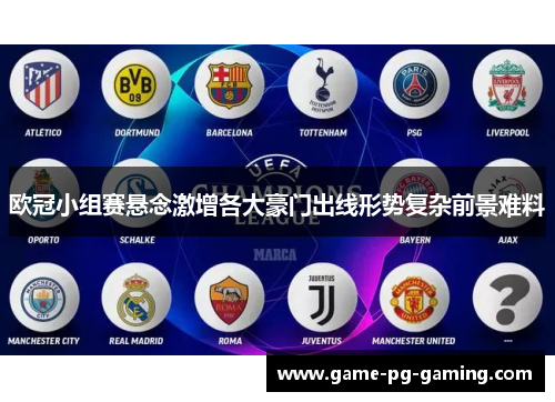 欧冠小组赛悬念激增各大豪门出线形势复杂前景难料 欧冠小组赛悬念激增各大豪门出线形势复杂前景难料